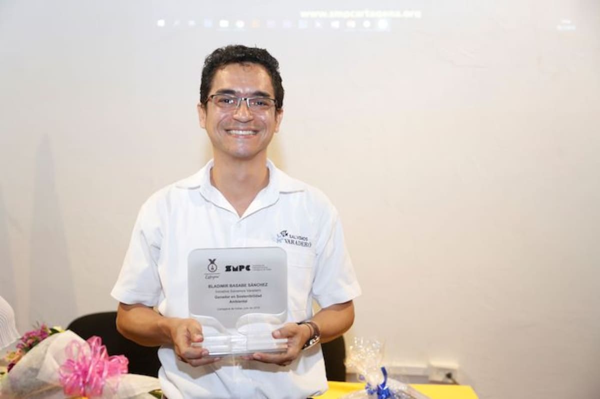 Bladimir Basabe, promotor del Arrecife Varadero. // Foto: cortesía SMPC