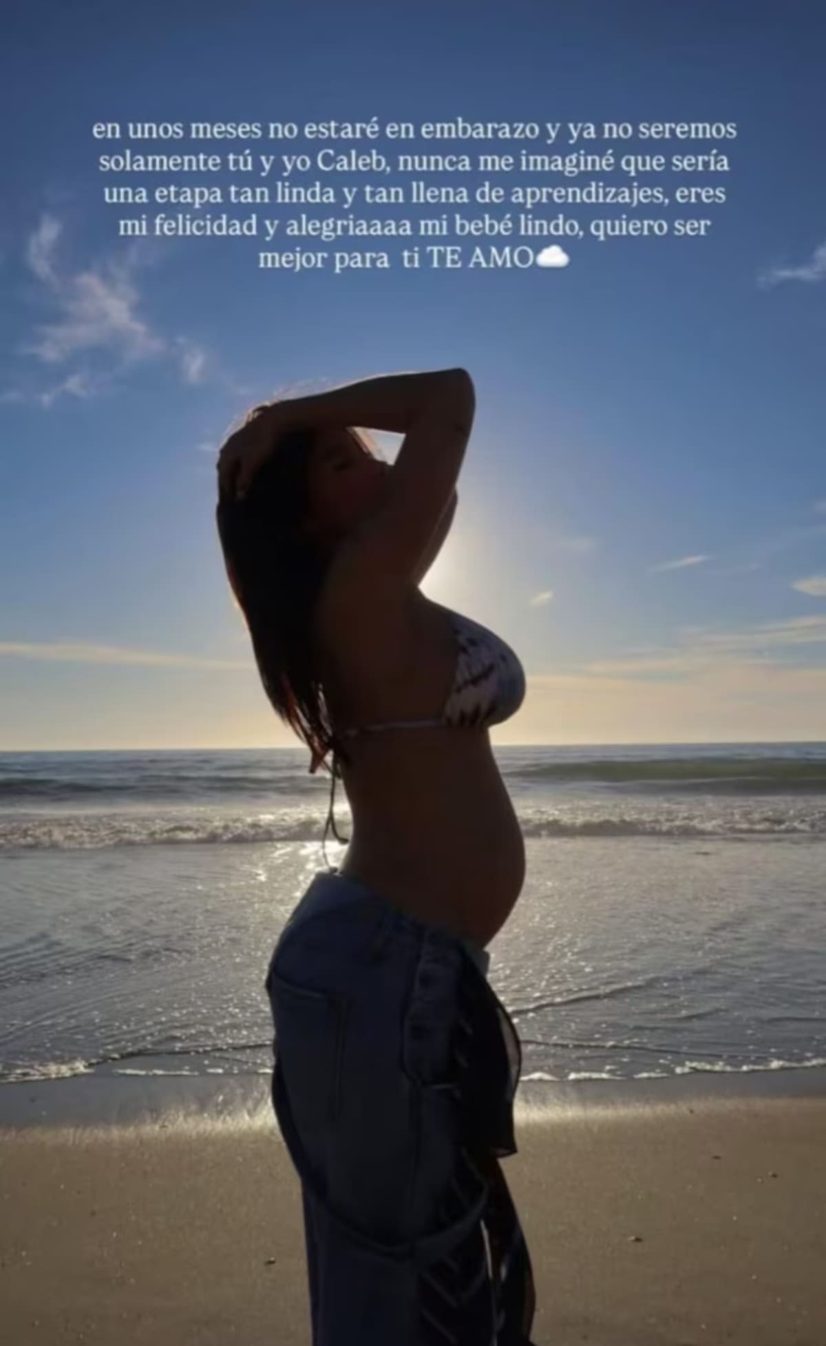 El hijo de Manuela QM y Blessd se llamará Caleb. //Foto: IG @manuelaqm__.