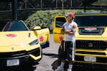 ¿Fue la sal? Blessd ‘empapeló’ sus carros de alta gama en honor a la Selección Colombia