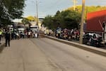 Bloqueo en la vía a Mamonal genera fuerte trancón en Cartagena este 9 de junio