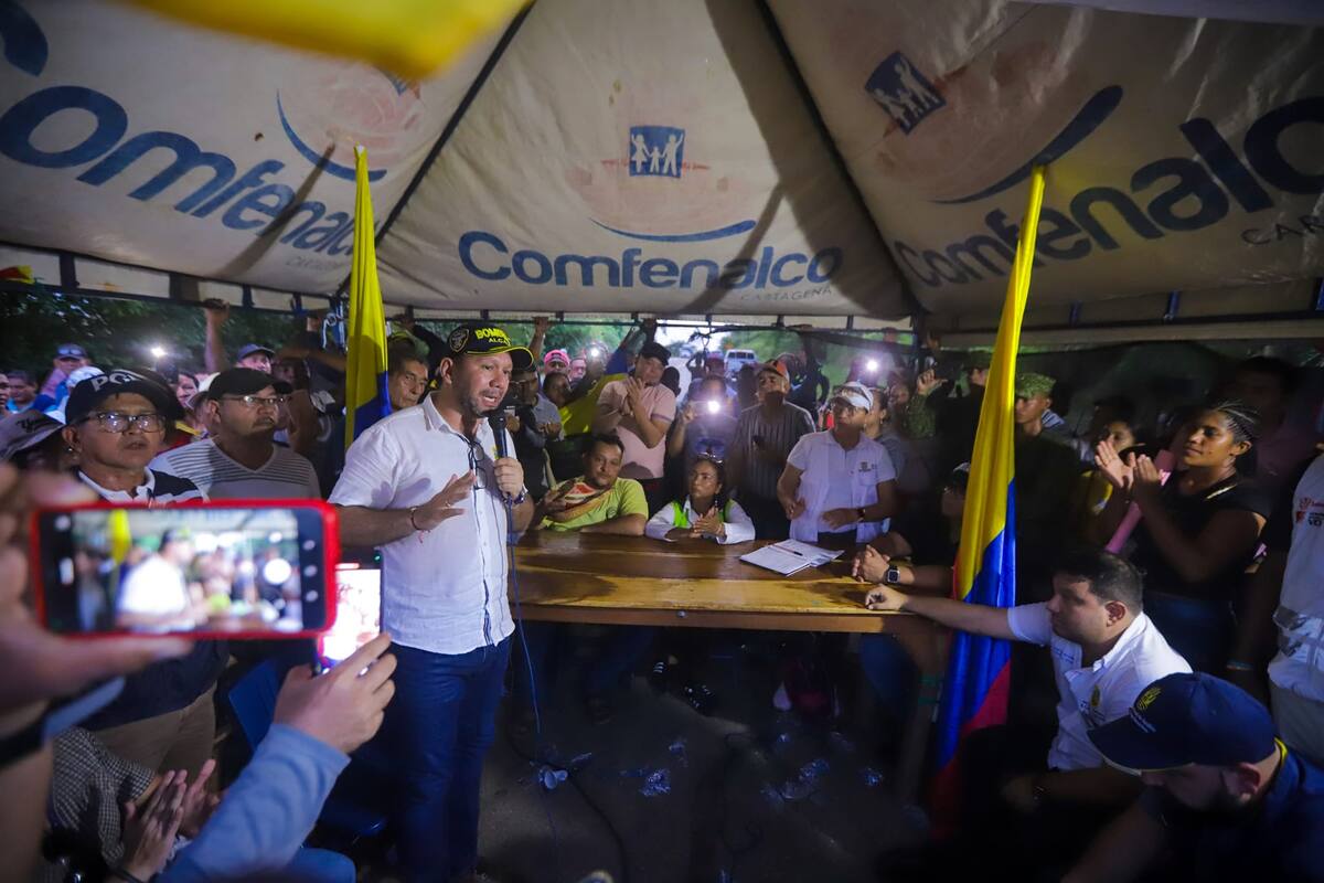 Se levantó el bloqueo en El Carmen de Bolívar: hubo acuerdo con la comunidad