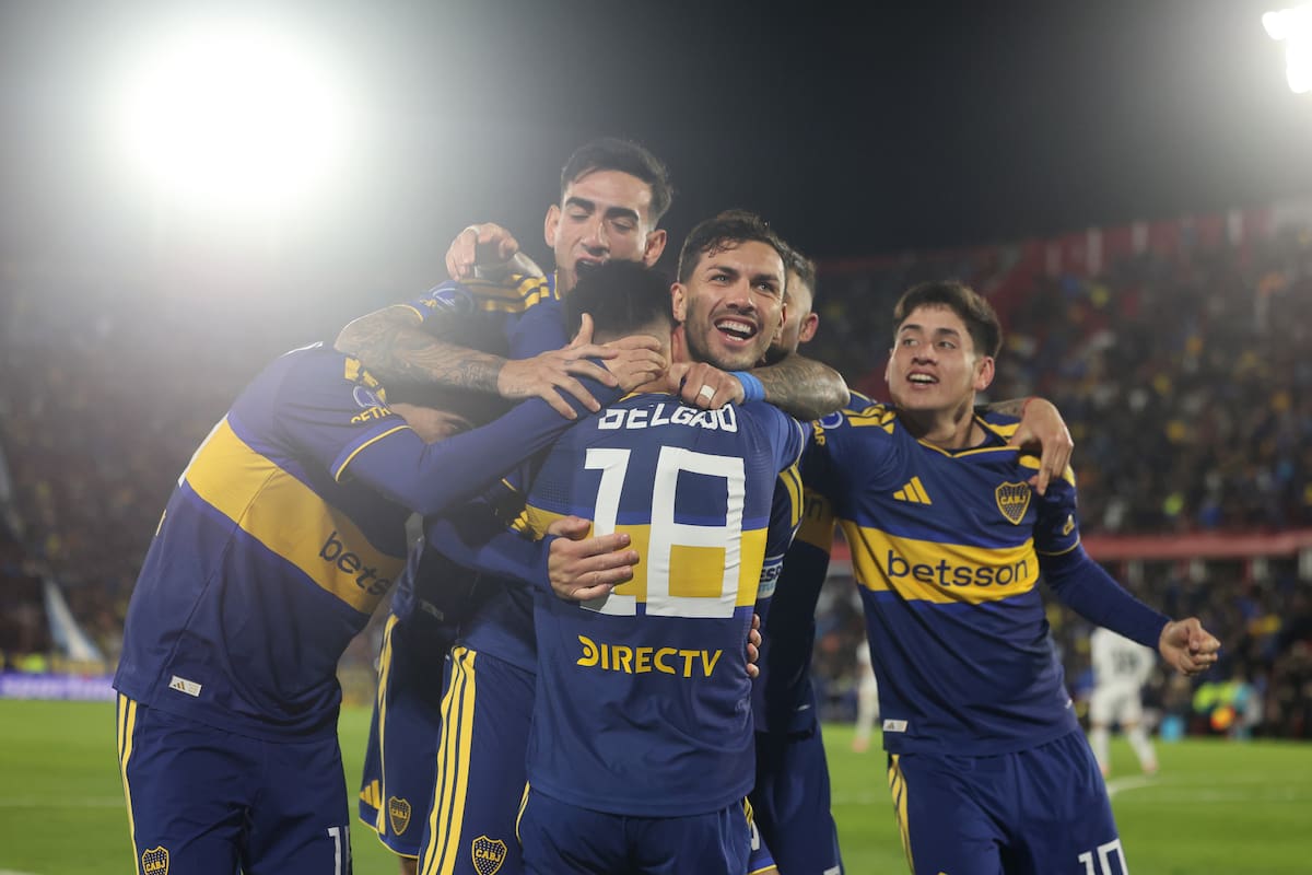 Boca Juniors remontó a Deportivo Recoleta en los octavos de la Copa Sudamericana. //Foto, EFE: Juan Ignacio Roncoroni