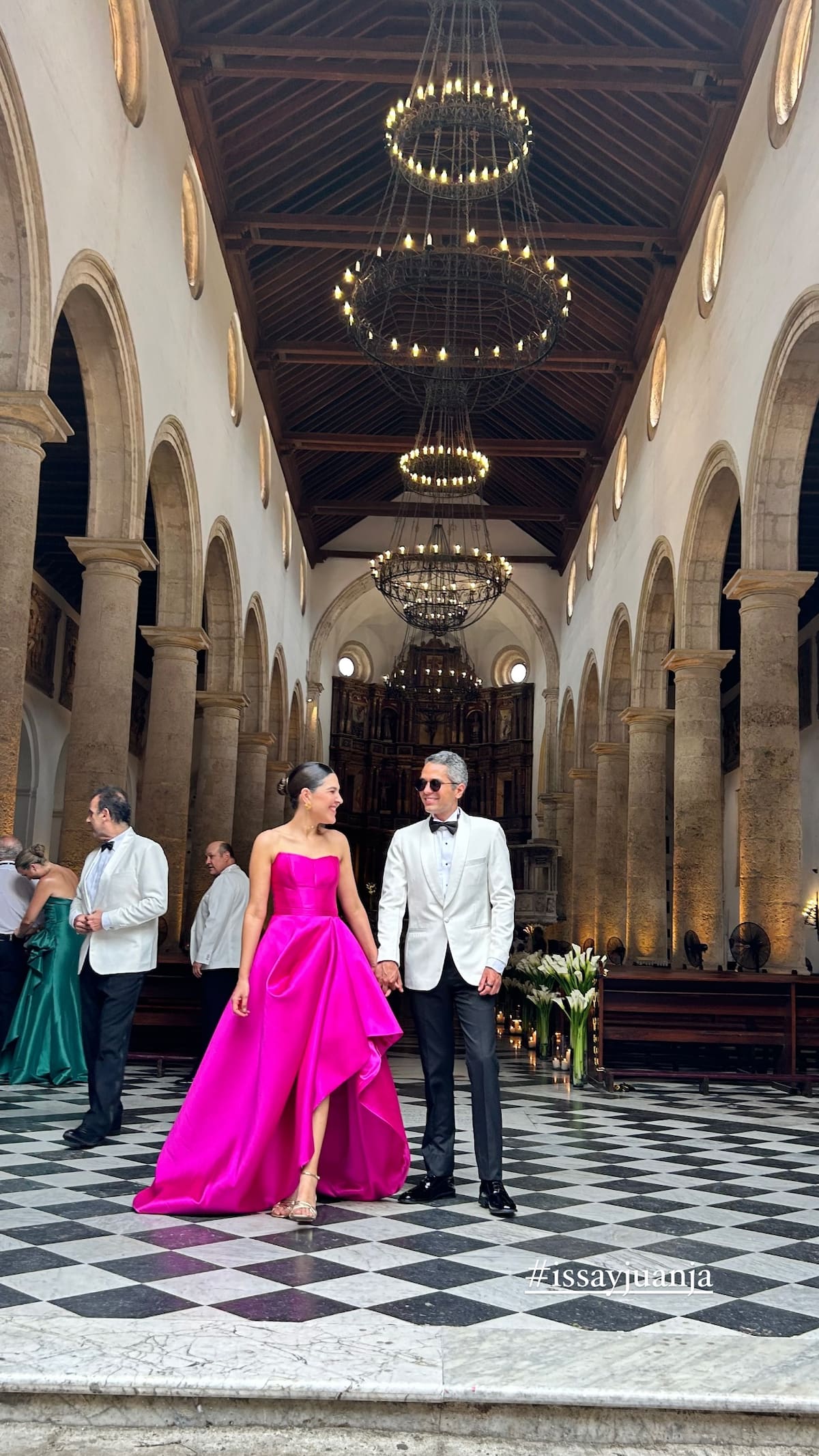 Hermana de Juan Javier Guzmán junto a su esposo. //Foto: tomada de Instagram.