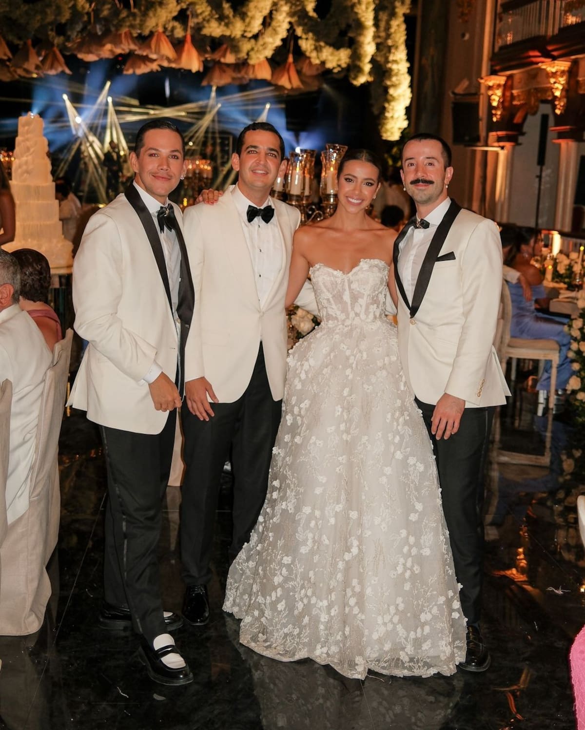 Jose y Cami, mejores amigos de la novia. //Foto: tomada de Instagram.