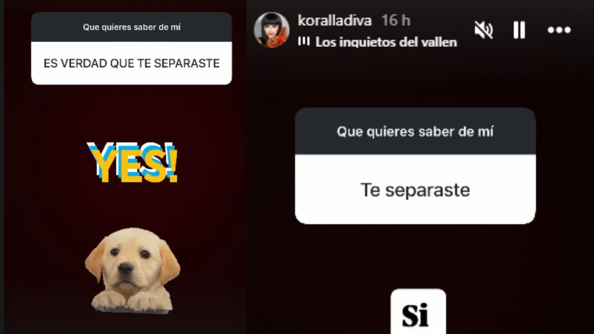 ¿Bola Ocho y Koral se separan? // Redes sociales IG @koralladiva y @bola8actor