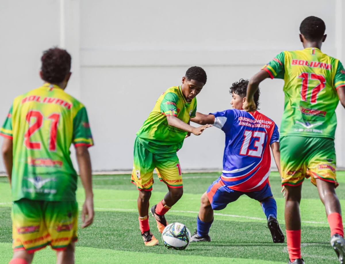 La selección Bolívar 2011 participa en la Copa Mar y Fútbol mostrando buenas notas. //CORTESÍA