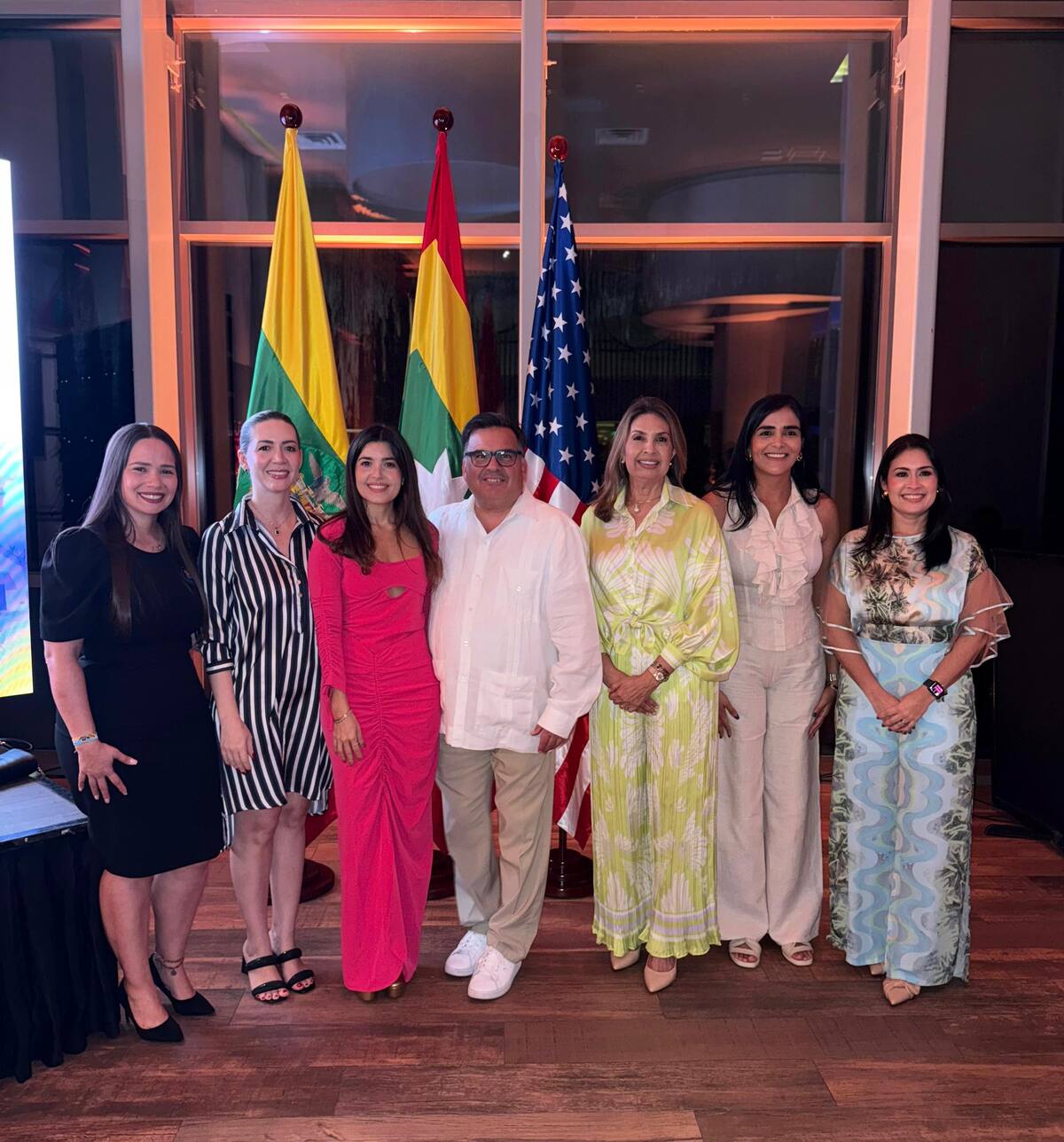 Bolívar fue vinculado oficialmente a la Cámara Colombo Americana de Comercio. // Cortesía.