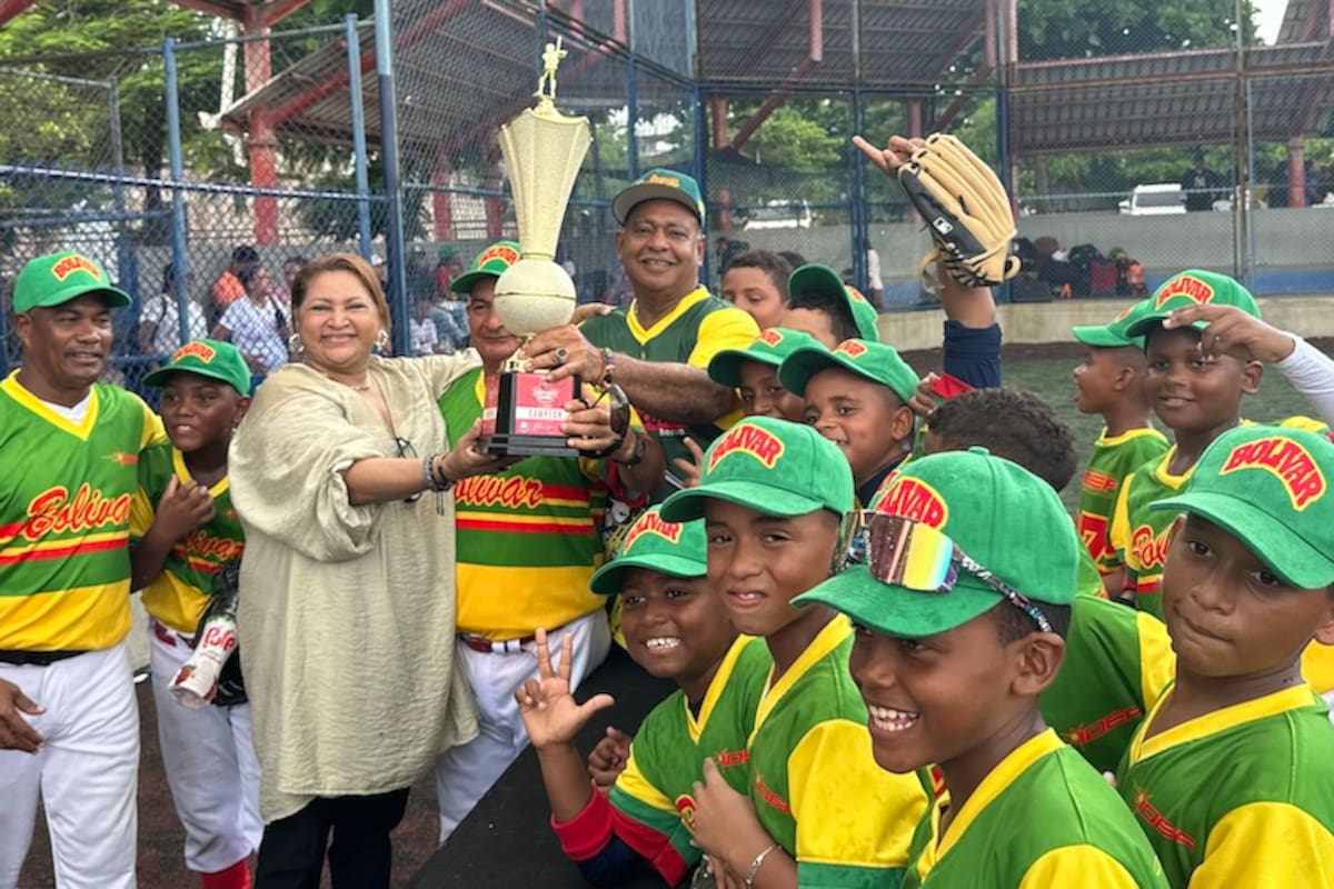 ¡Espectacular! Bolívar se coronó campeón del Nacional Sub-10 de Béisbol