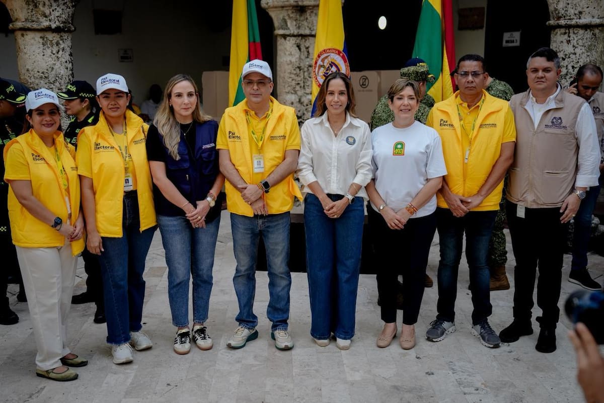 Bolívar da apertura a la jornada electoral con llamado a votar en paz y tranquilidad. // Foto: cortesía - Gobernación de Bolívar
