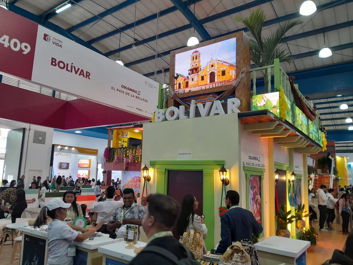 Stand del departamento de Bolívar en la versión 2024 de la Vitrina Turística de Anato. // HFA _EU