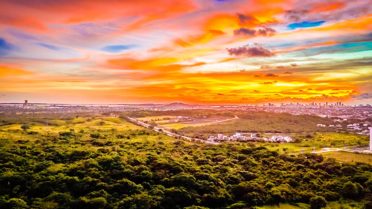 En esta tierra se viven los mejores atardeceres del país // Oswaldo Mercado.