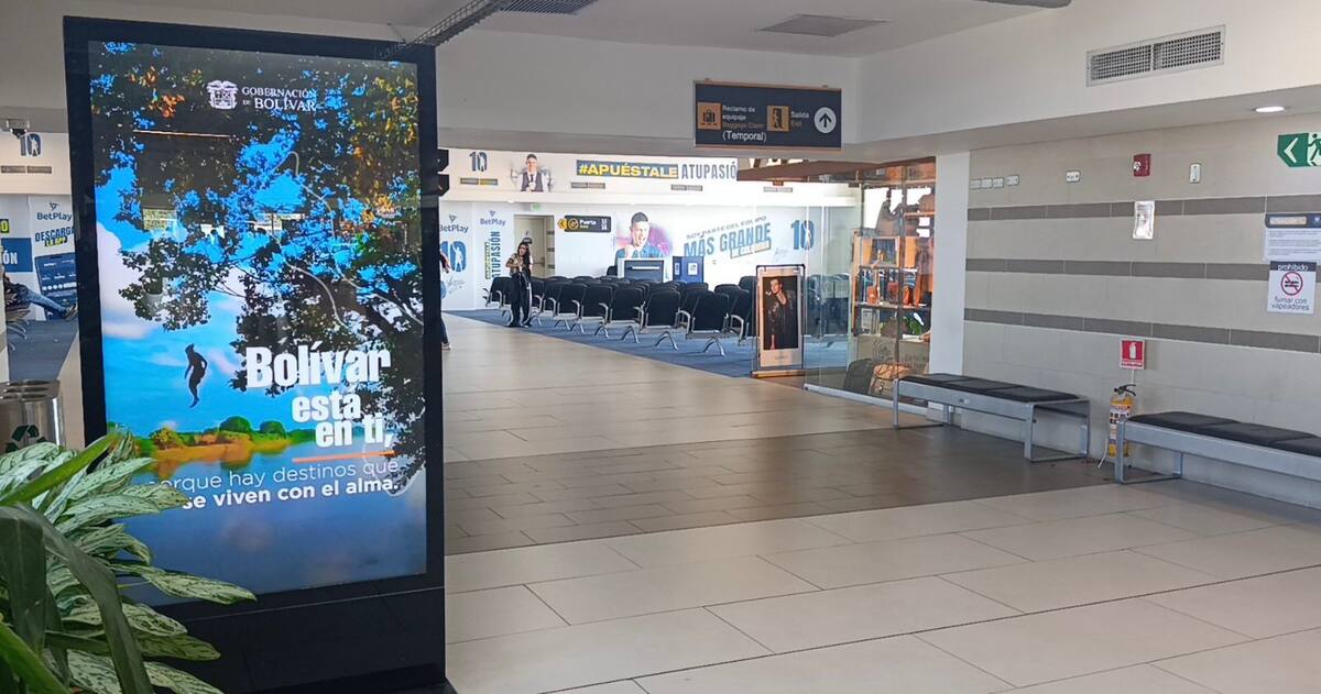 La campaña Bolívar está en ti sigue llevando el orgullo del departamento a nuevos destinos, con presencia en aeropuertos estratégicos