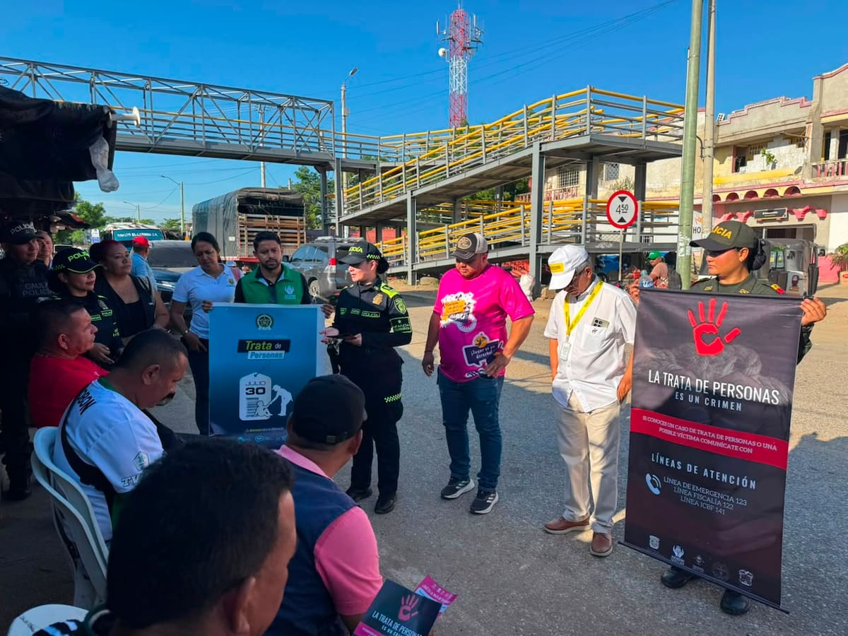 Bolívar fortalece la lucha contra la trata de personas con acciones de sensibilización. // Foto: Policía de Bolívar