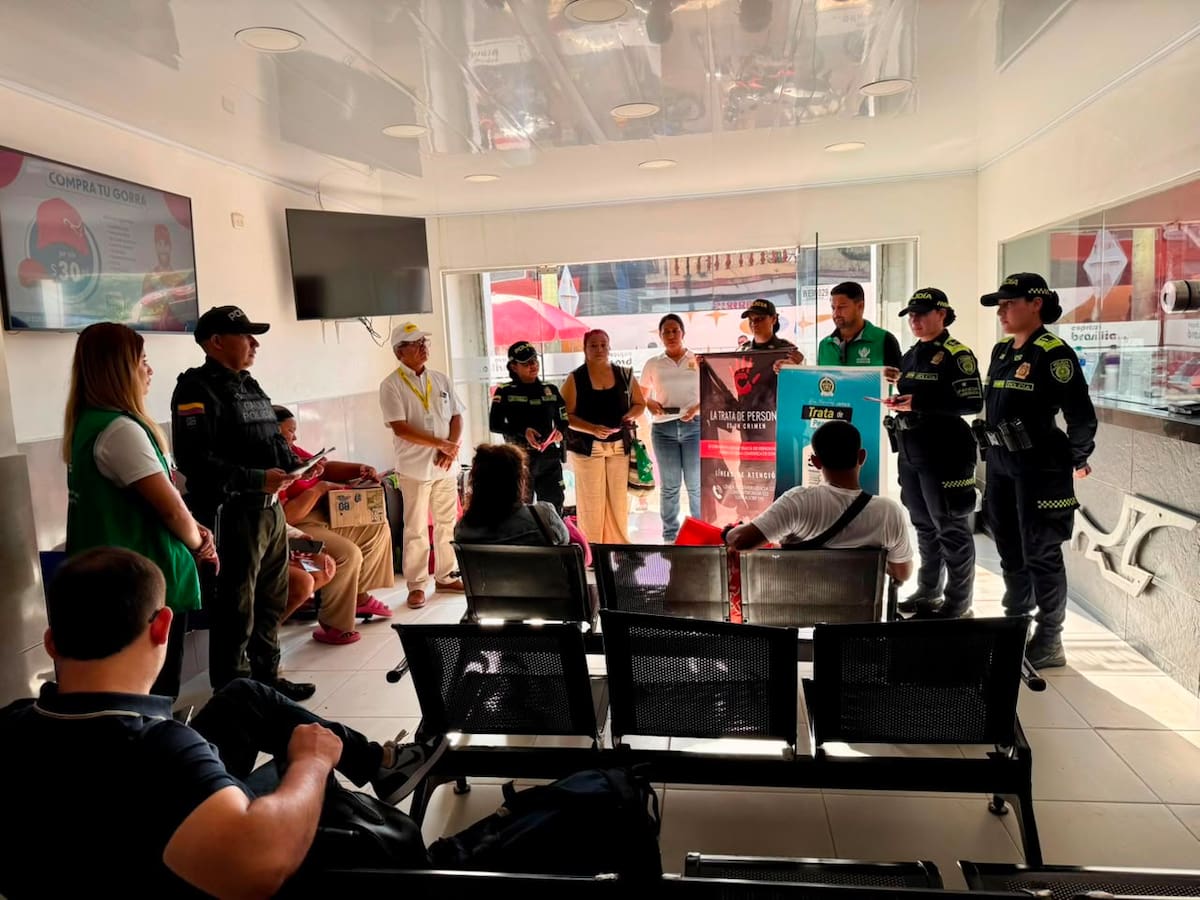 Bolívar fortalece la lucha contra la trata de personas con acciones de sensibilización. // Foto: Policía de Bolívar