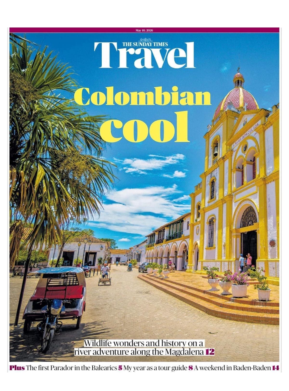 Bolívar gana protagonismo en prestigiosa revista internacional de viajes. // Foto: cortesía de la Gobernación de Bolívar.