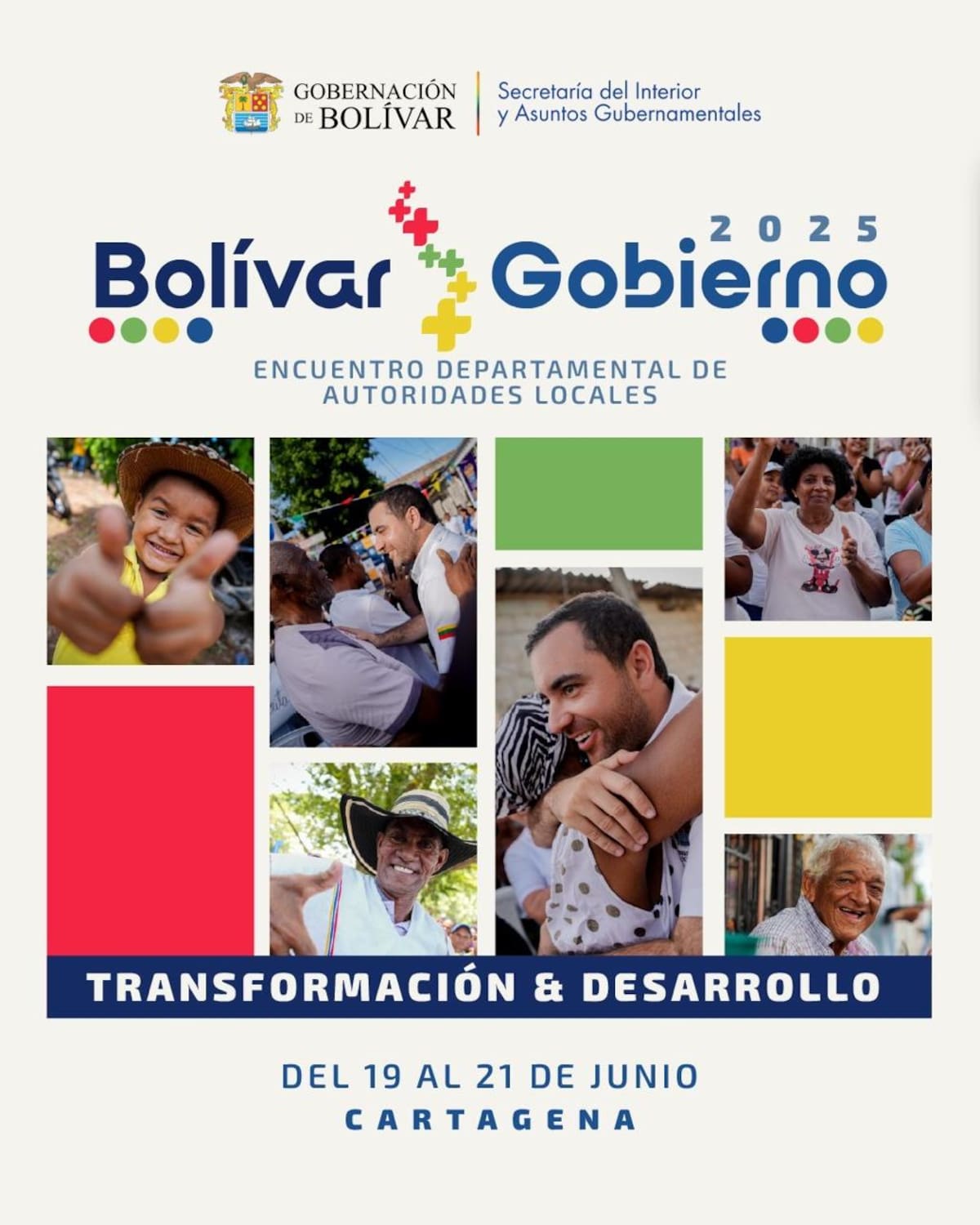 El evento se desarrollará del 19 de junio hasta el 21 de junio de 2025 // Foto: Cortesía - Gobernación de Bolívar.