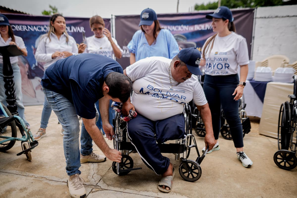 ‘Bolívar Mayor de Norte a Sur’ impactará a 8.000 adultos mayores en 46 municipios. // Foto: cortesía
