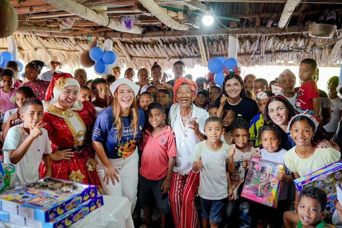 Así se vivieron las caravanas navideñas en el departamento de Bolívar.//Foto: cortesía