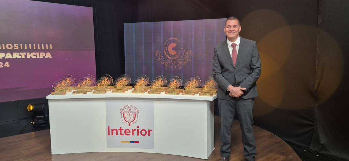 Bolívar recibió el premio “Colombia Participa” del Ministerio del Interior