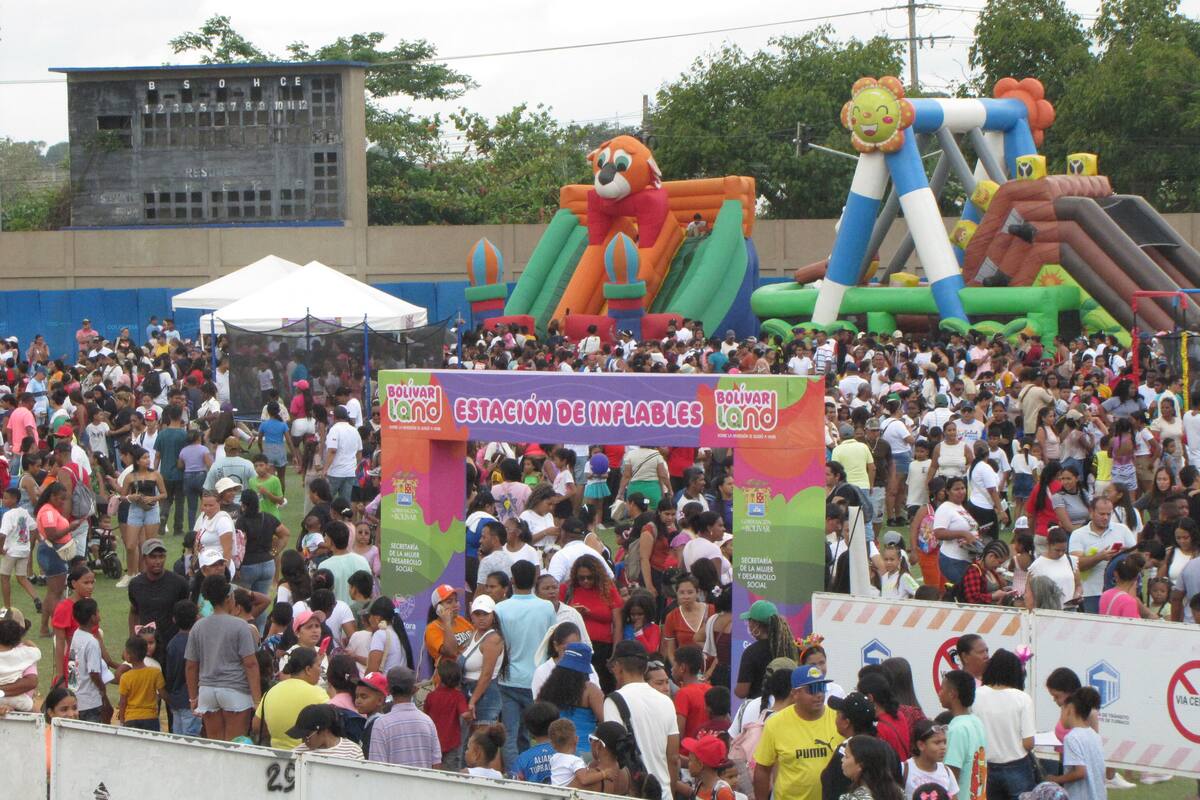 Bolívarland llenó de alegría a miles de niños en Turbaco