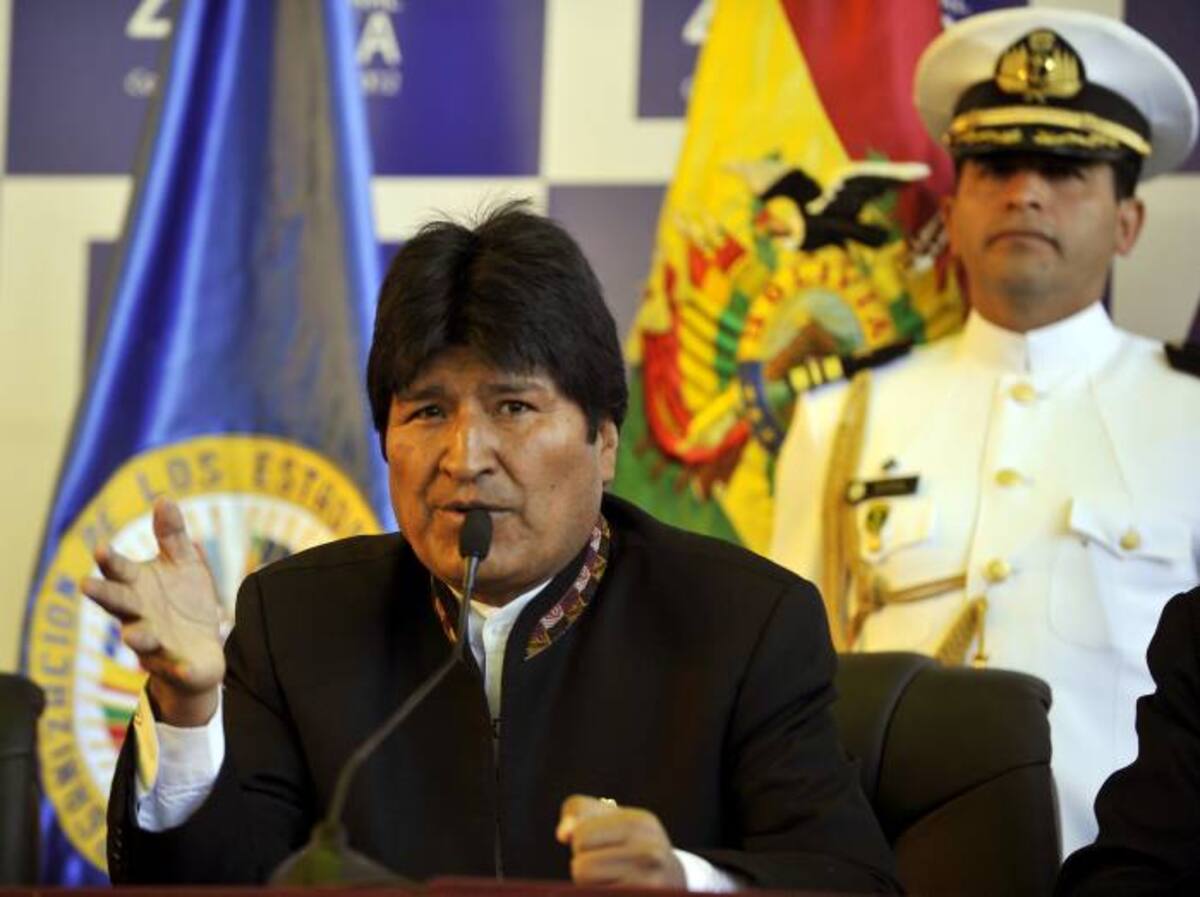 Evo Morales, presidente de Bolivia. ARCHIVO