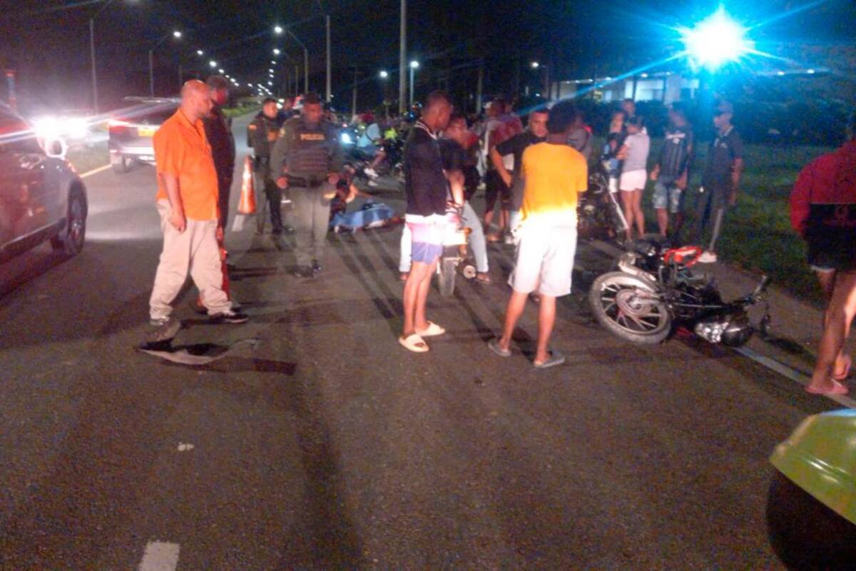 ¿Exceso de velocidad? Motociclista choca y muere en plena Vía del Mar