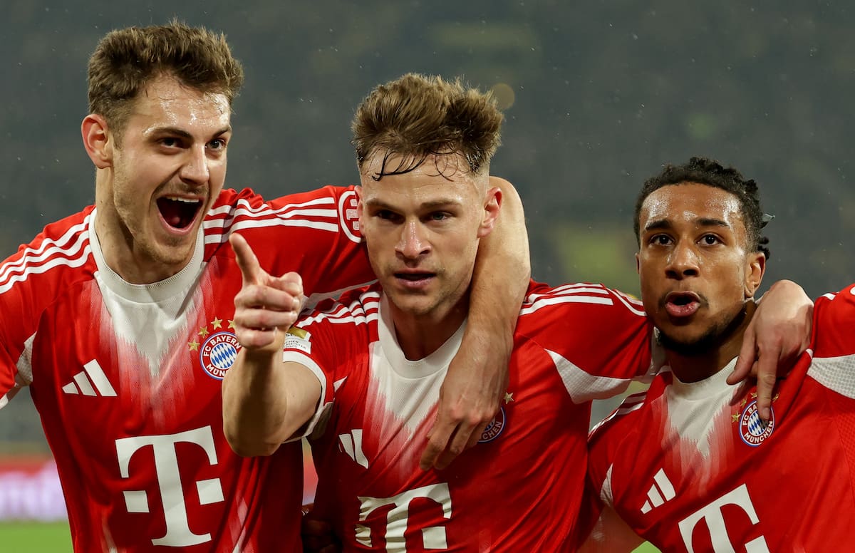 Joshua Kimmich anotó el gol de la victoria para Bayern Múnich sobre Borussia Dortmund en la Bundesliga. //Foto, EFE: FRIEDEMANN VOGEL