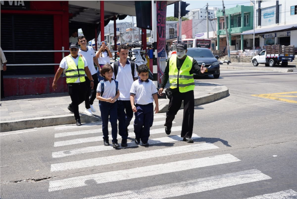 Muchas de las botoneras se instalaron cerca de los colegios de Barranquilla.//Cortesía Alcaldia de Barranquilla.
