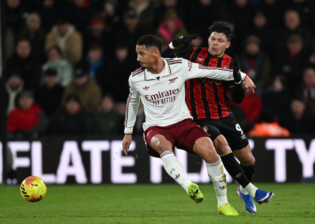 Bournemouth le puso las cosas difíciles a Arsenal en la Premier League. //Foto, EFE: DANIEL HAMBURY