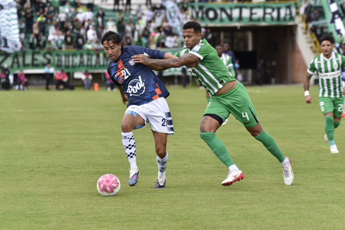 Boyacá Chicó no fue rival para Atlético Nacional en la fecha 1 aplazada de la Liga Betplay 2026-II. //Foto, Colprensa: Macgiver Barón Contreras