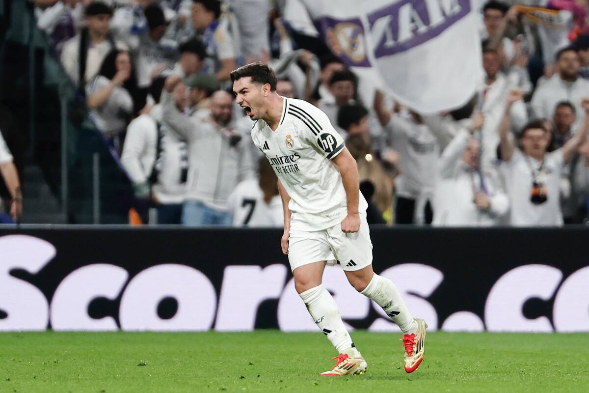 El centrocampista del Real Madrid, Brahim Díaz. //EFE