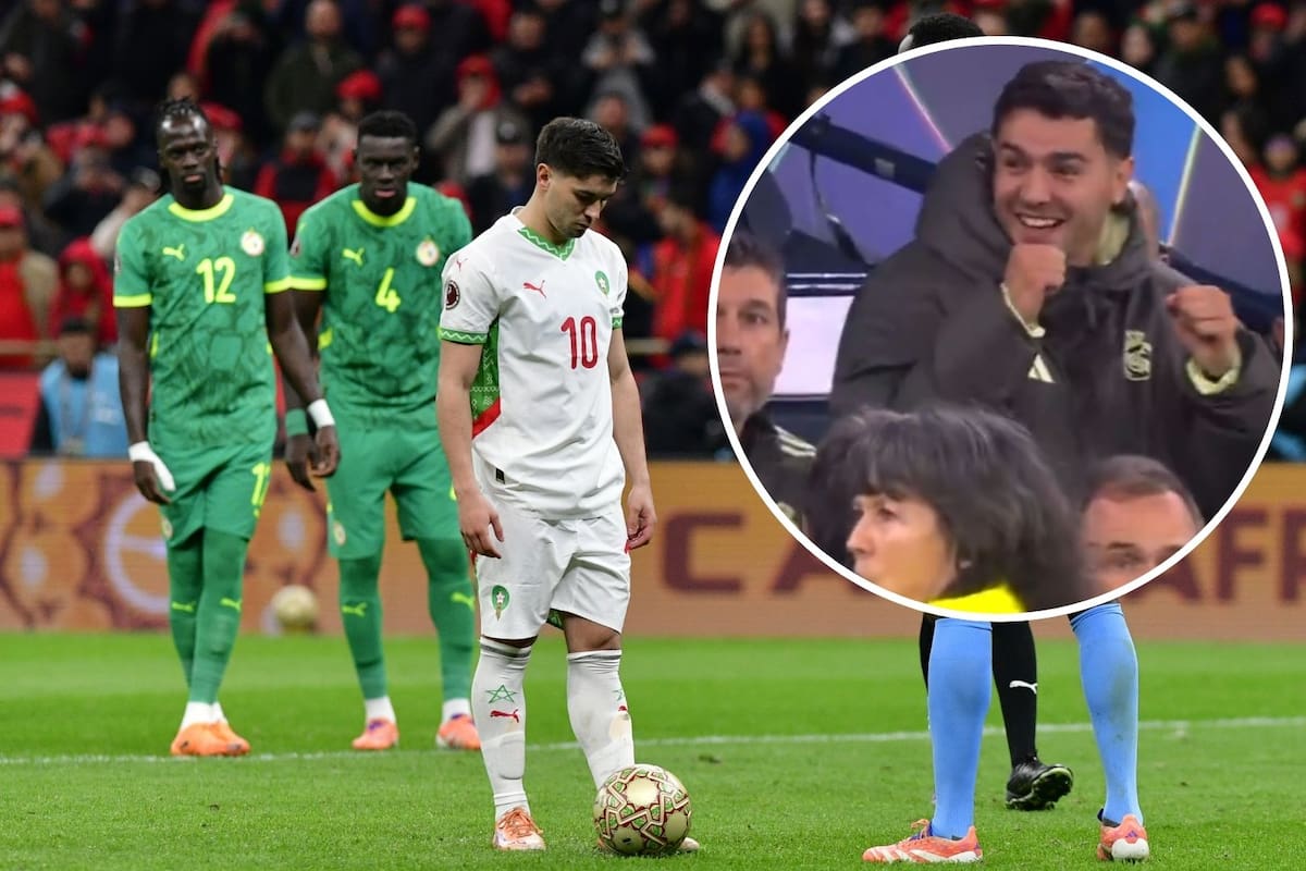 Video: Brahim Díaz se enteró del título de Marruecos en partido de Champions