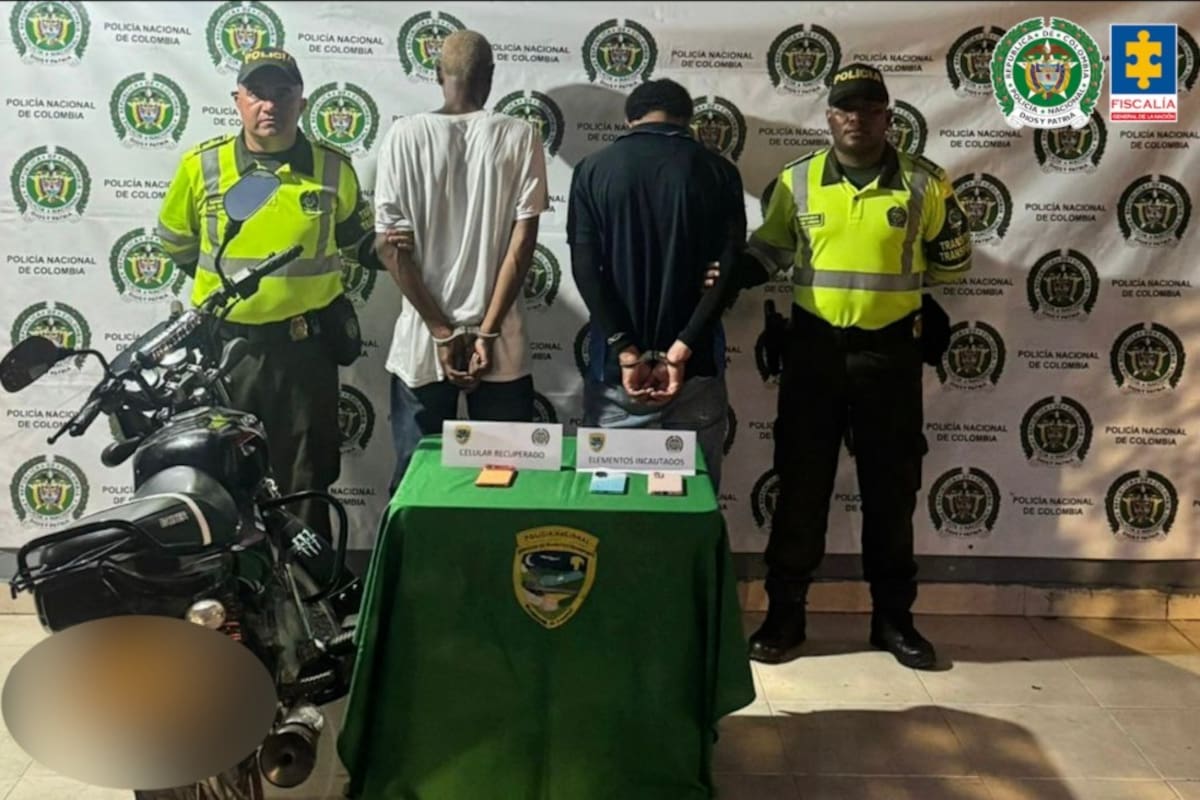 Robaron un celular y una cadena de oro: así los capturaron en Turbaco
