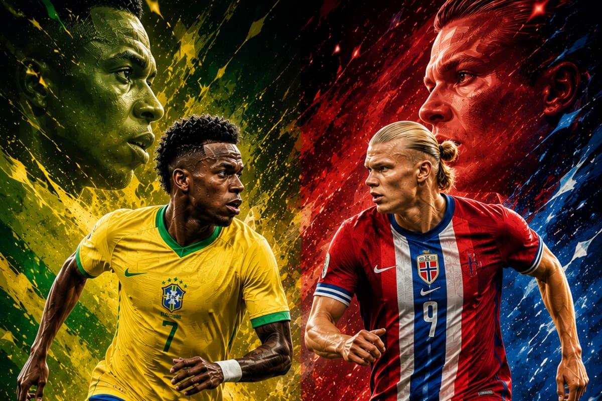 Mundial: día y hora del partidazo de Brasil ante Noruega en los octavos de final