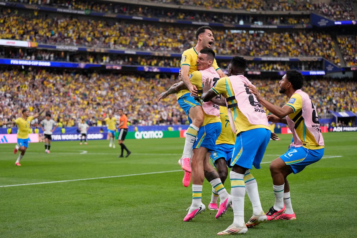 Gabriel Martinelli (22) fue el héroe de Brasil en la victoria sobre Japón en los dieciseisavos de final en el Mundial. //Foto, AP: Ashley Landis