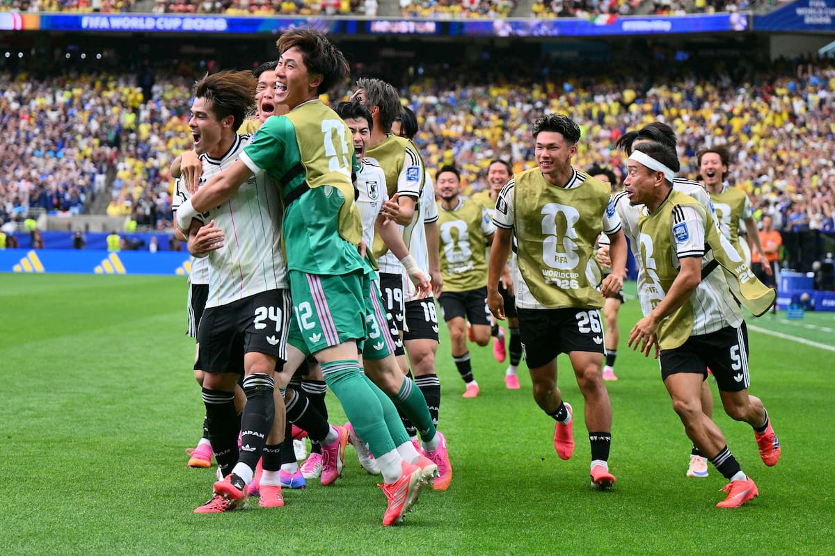 Japón se encuentra avanzando a los octavos de final del Mundial con su victoria parcial ante Brasil. //Foto, EFE:. SAM WASSON