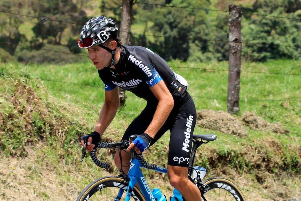 Brayan Sánchez gana la crono; Suárez, nuevo líder de la Vuelta a Colombia