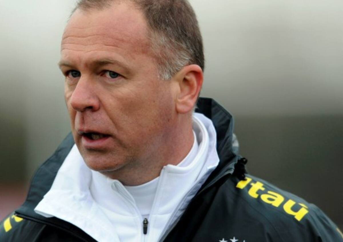 Mano Menezes, técnico de la selección de Brasil. AP