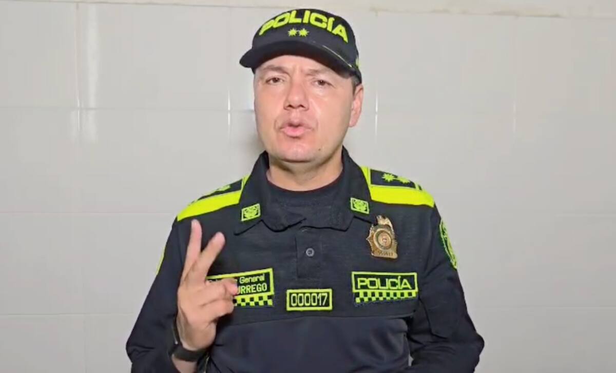 Brigadier general Edwin Masleider Urrego Pedraza, comandante Policía Metropolitana de Barranquilla.//Cortesía.