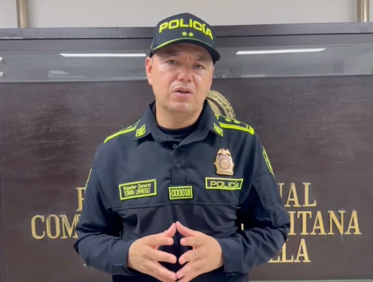 El brigadier general Edwin Urrego, comandante de la Policía Metropolitana de Barranquilla, dijo que cuatro de los implicados en la masacre tienen antecedentes judiciales.//Cortesía.
