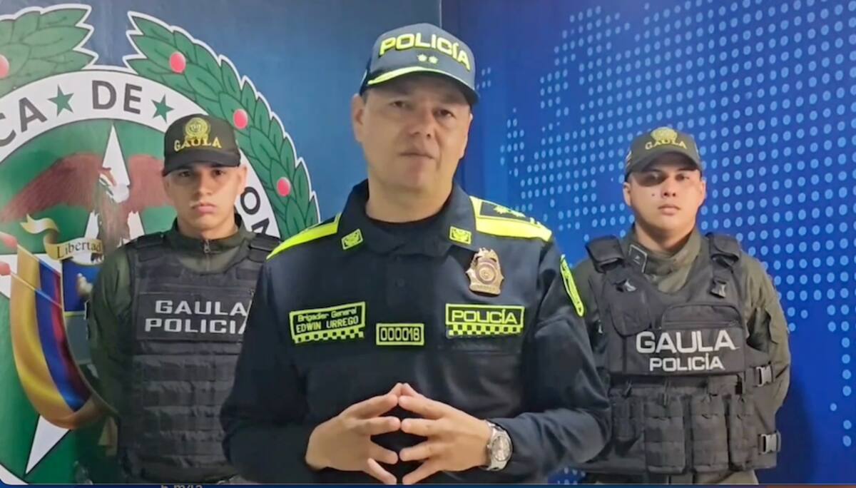 Brigadier general Edwin Urrego, comandante de la Policía Metropolitana de Barranquilla.//Cortesía.