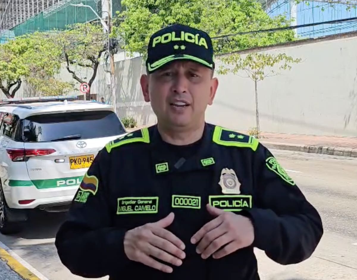 Brigadier general Miguel Andrés Camelo Sánchez, comandante de la Policía Metropolitana de Barranquilla.//Cortesía Policía Mebar.