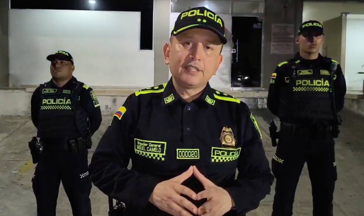 Brigadier general Miguel Andrés Camelo Sánchez, comandante de la Policía Metropolitana de Barranquilla.//Cortesía Policía Mebar.