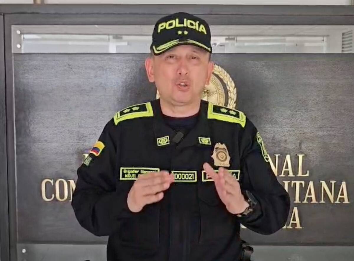 Brigadier general Miguel Andrés Camelo Sánchez, comandante de la Policía Metropolitana de Barranquilla.//Cortesía Policía Mebar.