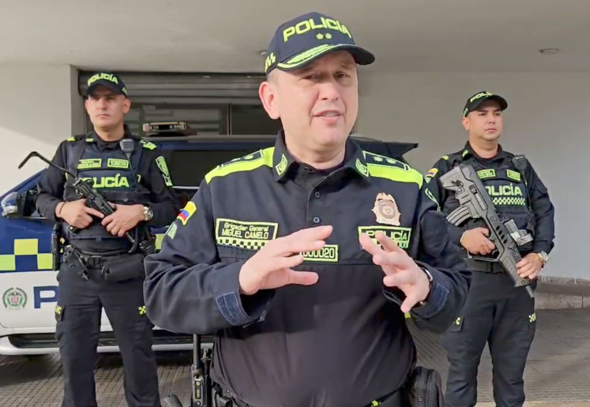 Brigadier general Miguel Andrés Camelo Sánchez, comandante de la Policía Metropolitana de Barranquilla.//Cortesía Policía Mebar.