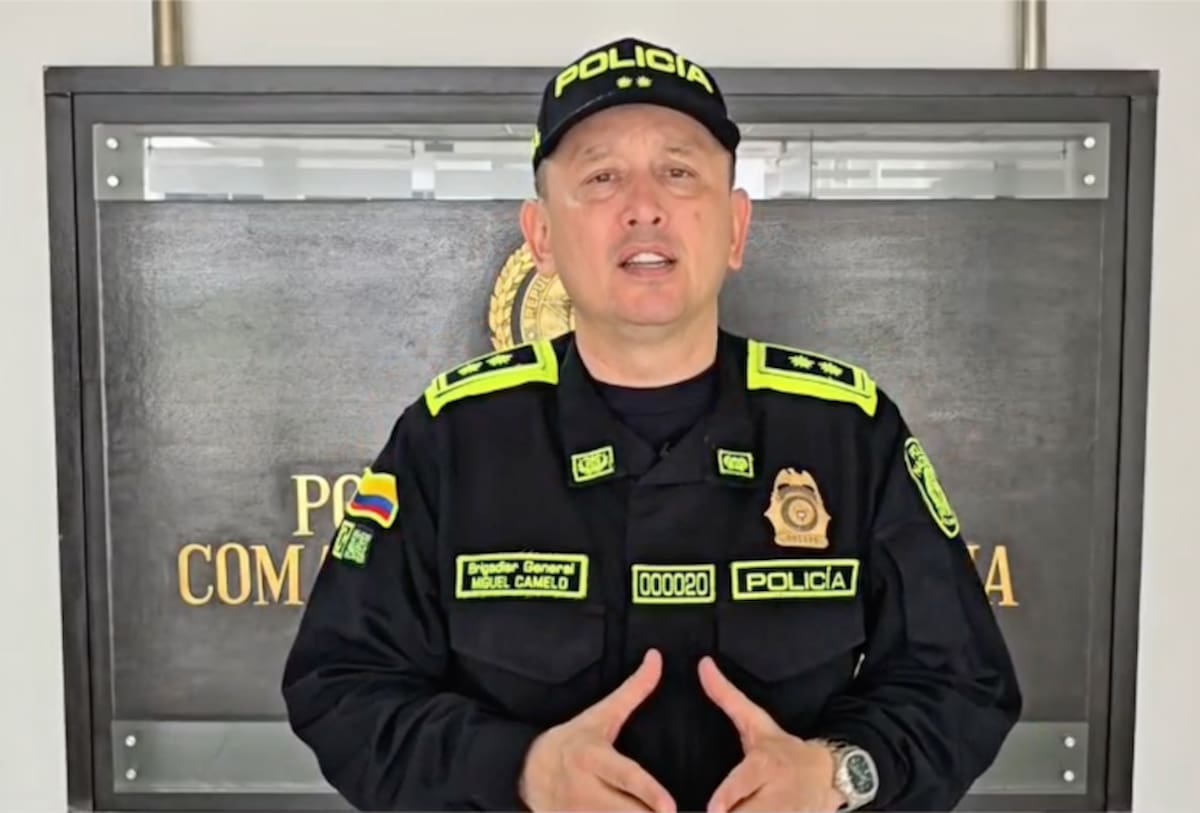 Brigadier general Miguel Andrés Camelo Sánchez, comandante Policía Metropolitana de Barranquilla.//Cortesía Policía Mebar.