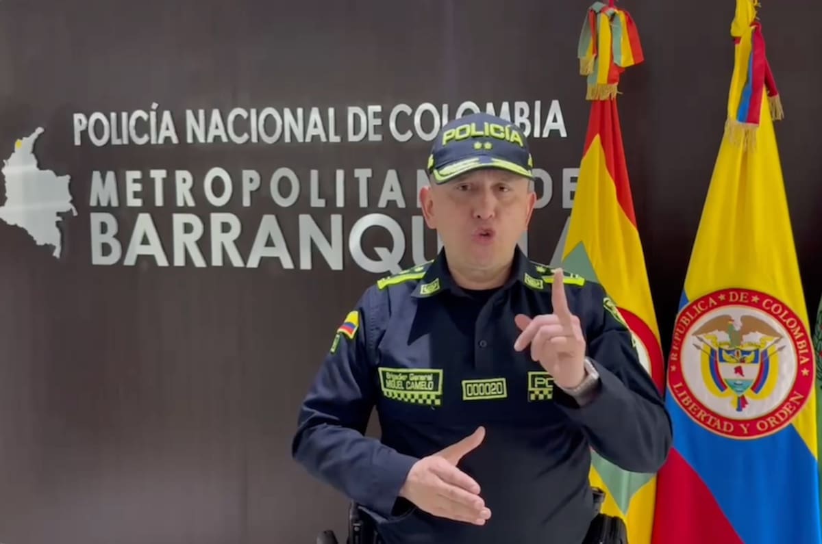 Brigadier general Miguel Andrés Camelo Sánchez, comandante Policía Metropolitana de Barranquilla.//Cortesía Policía Mebar.