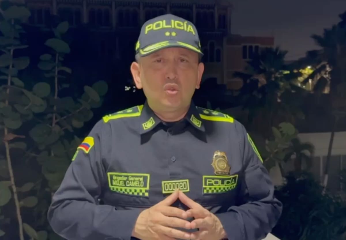 Brigadier general Miguel Andrés Camelo Sánchez, comandante Policía Metropolitana de Barranquilla.//Cortesía Policía Mebar.
