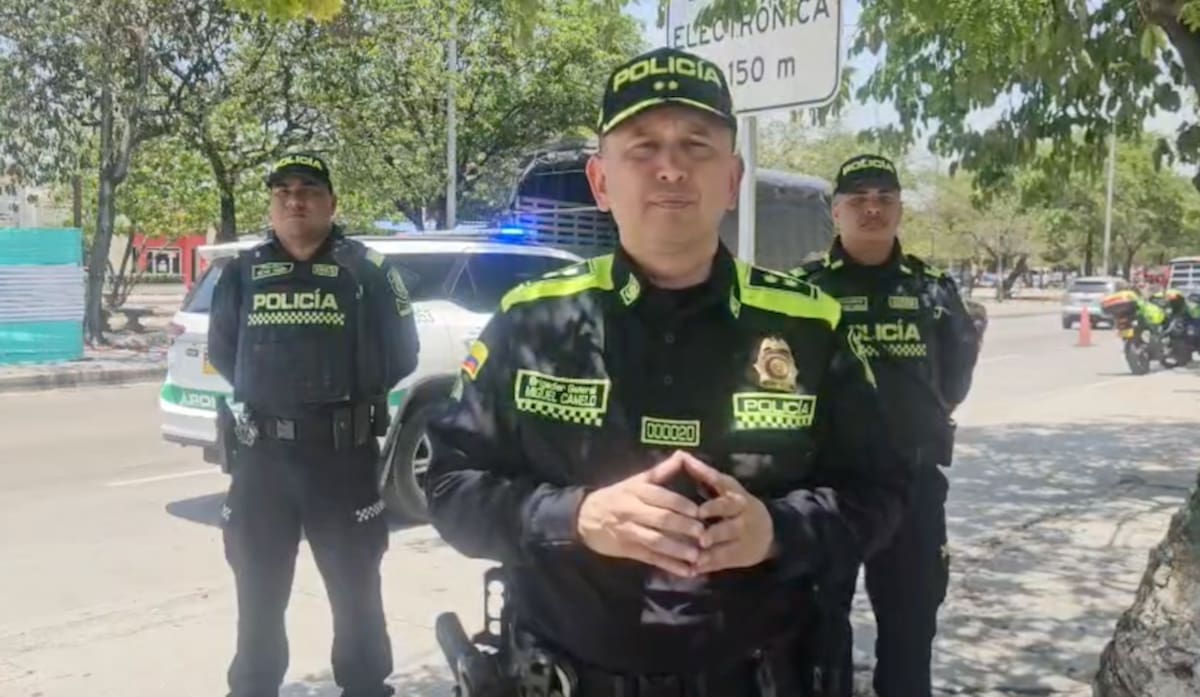 Brigadier general Miguel Camelo Sánchez, comandante de la Policía Metropolitana de Barranquilla.//Cortesía Policía Mebar.