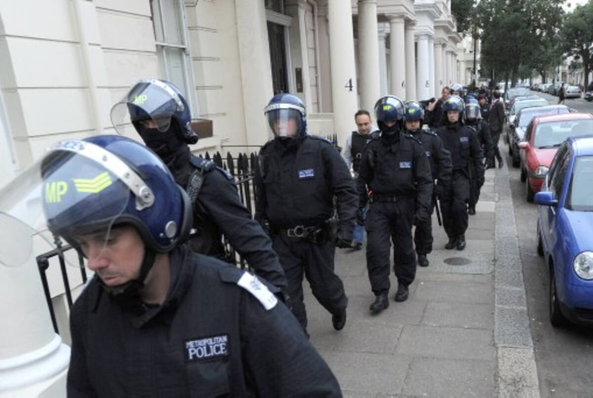 Policía de Londres AFP